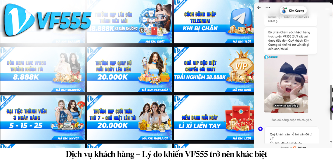 Khuyến mãi VF555 Casino